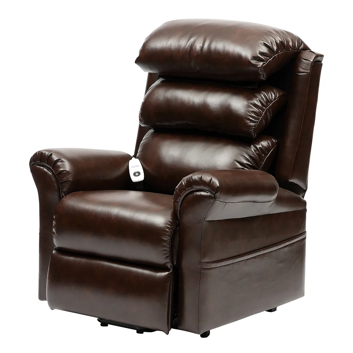 Ecclesfield Rise and Recline chair in Chestnut PU.jpg